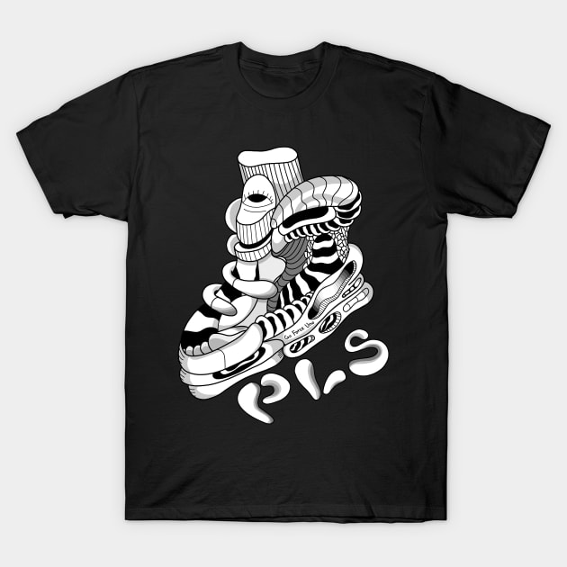 Sneaker Creature T-Shirt by PLS